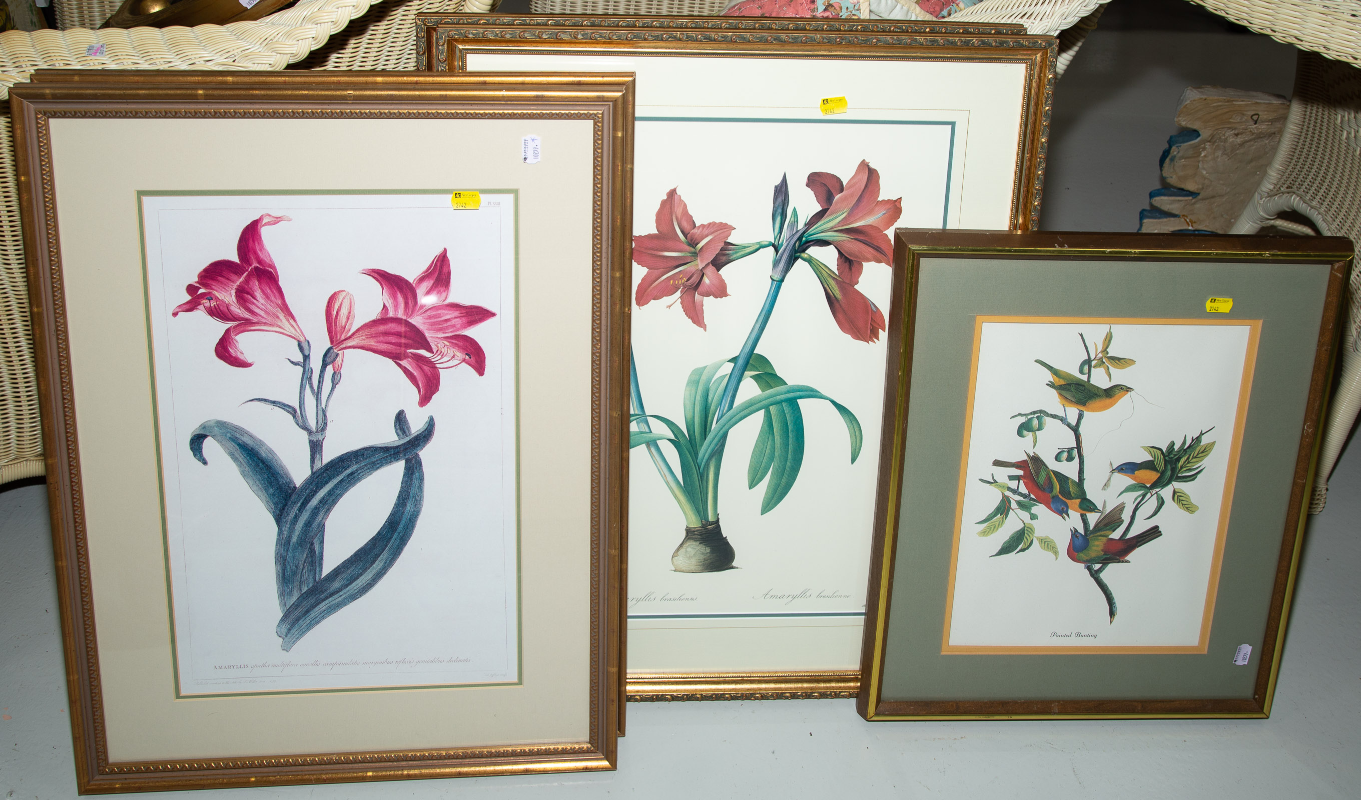 EIGHT MISCELLANEOUS WORKS OF ART