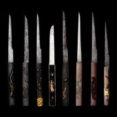 Eight Mixed Metal Kozuka with