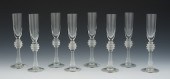 Eight Modern Cordial Glasses T