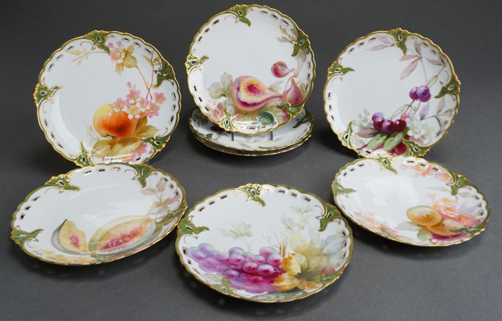 EIGHT NYMPHENBURG PORCELAIN ART