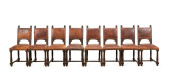 EIGHT OAK & LEATHER RENAISSANC