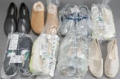 EIGHT PAIRS LANDS' END SHOES,