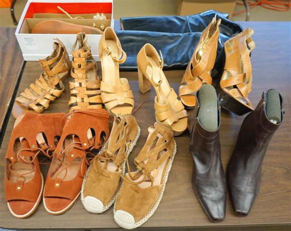 EIGHT PAIRS OF LADIES SHOES,