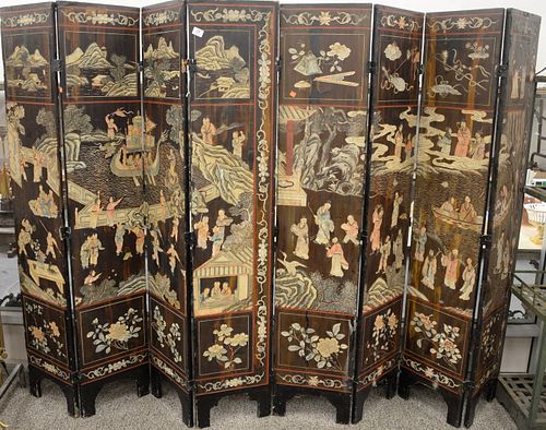 EIGHT PANEL COROMANDEL CHINESE