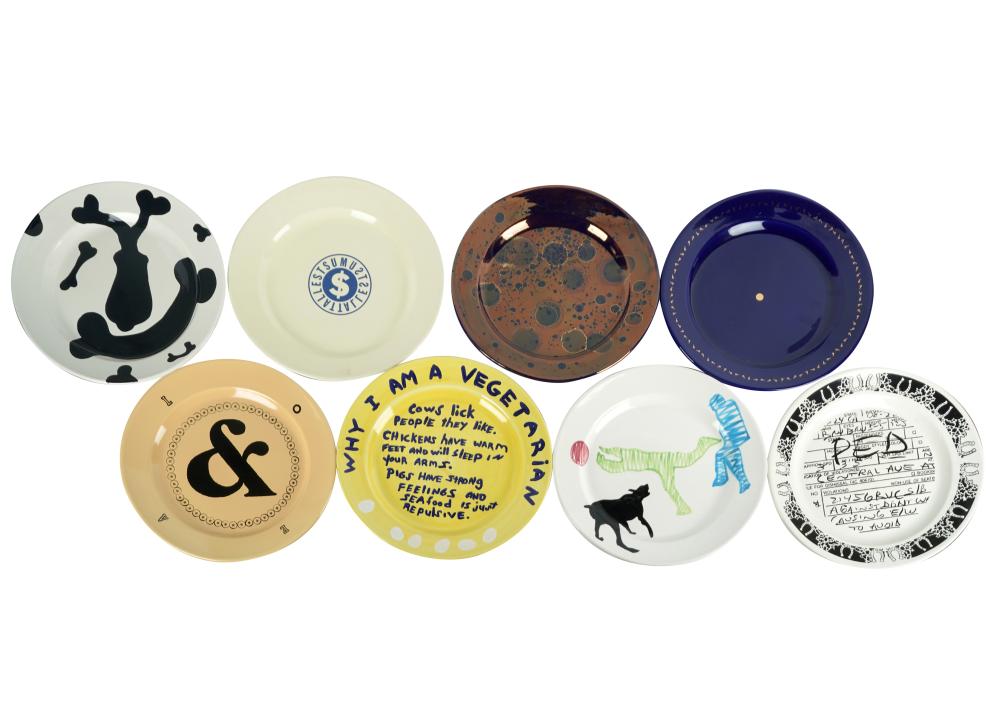 EIGHT PASADENA ART ALLIANCE CERAMIC