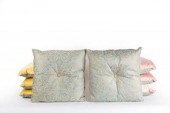 Eight patterned cushions with