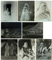 EIGHT PHOTOGRAPHIC NEGATIVES/P