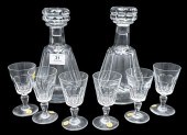EIGHT PIECE BACCARAT CRYSTAL G