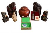 EIGHT PIECE CHINESE LOT, TO IN
