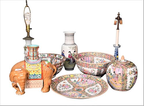 EIGHT PIECE CHINESE PORCELAIN