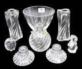 EIGHT PIECE CRYSTAL LOTEight P