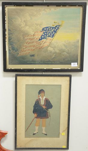 EIGHT PIECE FRAMED GROUP, TO