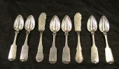 Eight-Piece Group of Coin Silv