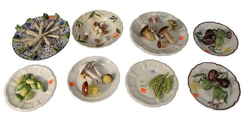 EIGHT PIECE GROUP OF ESTE FOR