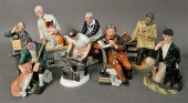 EIGHT PIECE GROUP OF ROYAL DOU