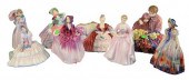 EIGHT PIECE GROUP OF ROYAL DOU