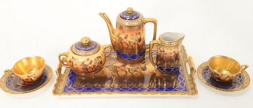 EIGHT PIECE GROUP OF ROYAL VIENNA