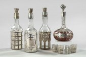 Eight-Piece Group of Silver-Ov
