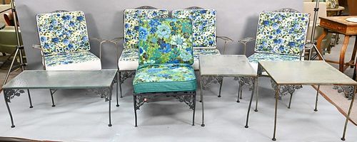 EIGHT PIECE OUTDOOR PATIO SET, TO