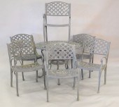 EIGHT PIECE OUTDOOR PATIO SET