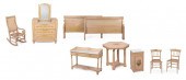 EIGHT-PIECE PAINTED BEDROOM SE