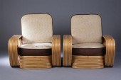EIGHT-PIECE PAUL FRANKL BAMBOO