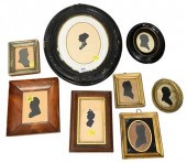 EIGHT PIECE SILHOUETTE LOTEigh