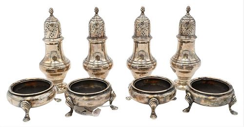 EIGHT PIECE TIFFANY STERLING SILVER