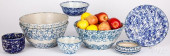 EIGHT PIECES BLUE AND WHITE SP