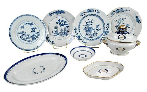 EIGHT PIECES CHINESE EXPORT
