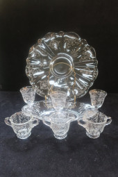 EIGHT PIECES FOSTORIA NAVARRE