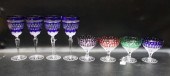 EIGHT PIECES GODINGER CRYSTAL