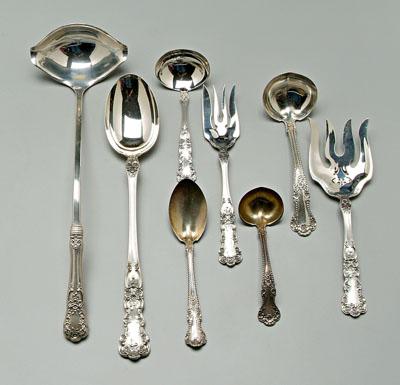 Eight pieces Gorham sterling