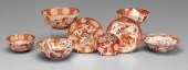 Eight pieces Japanese Kutani,