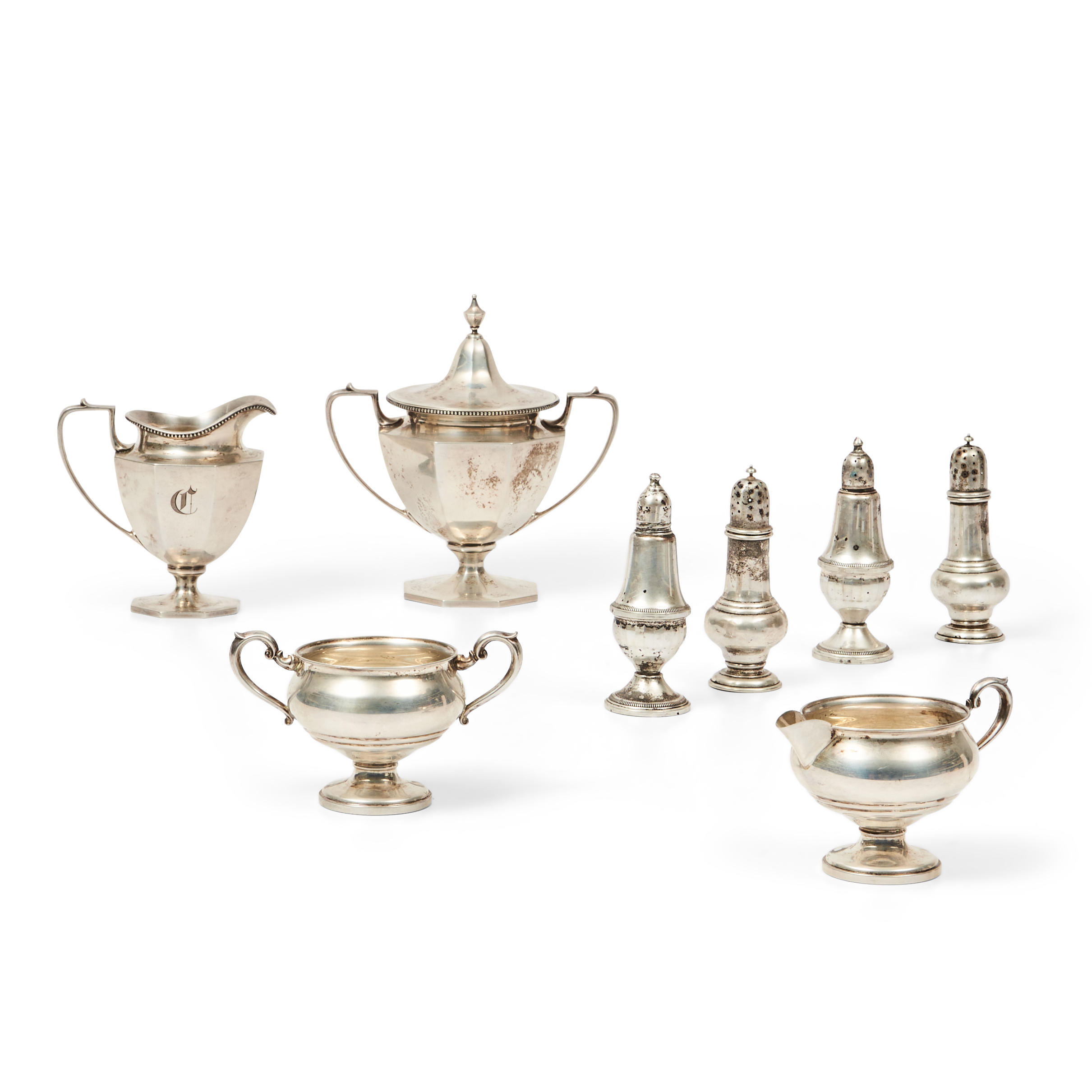 EIGHT PIECES OF AMERICAN STERLING