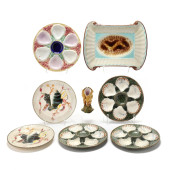 EIGHT PIECES OF ASSORTED SHELL