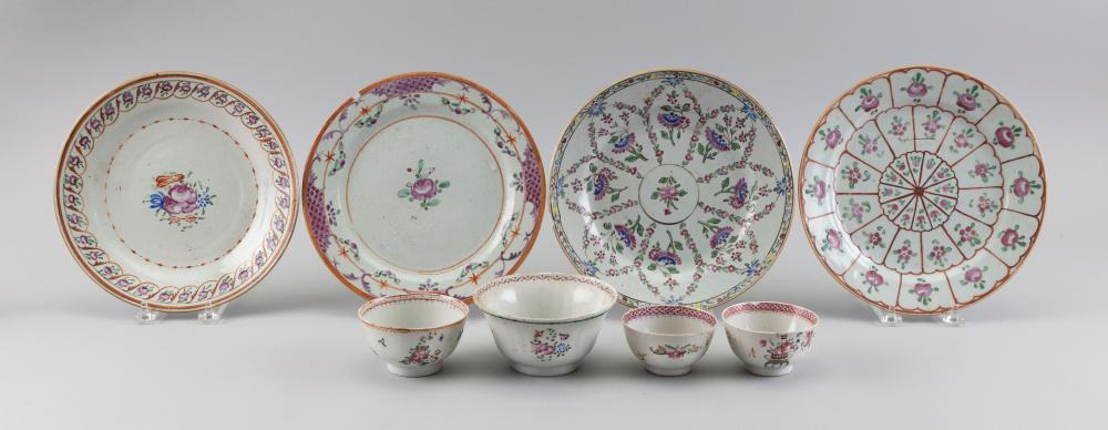 EIGHT PIECES OF CHINESE EXPORT