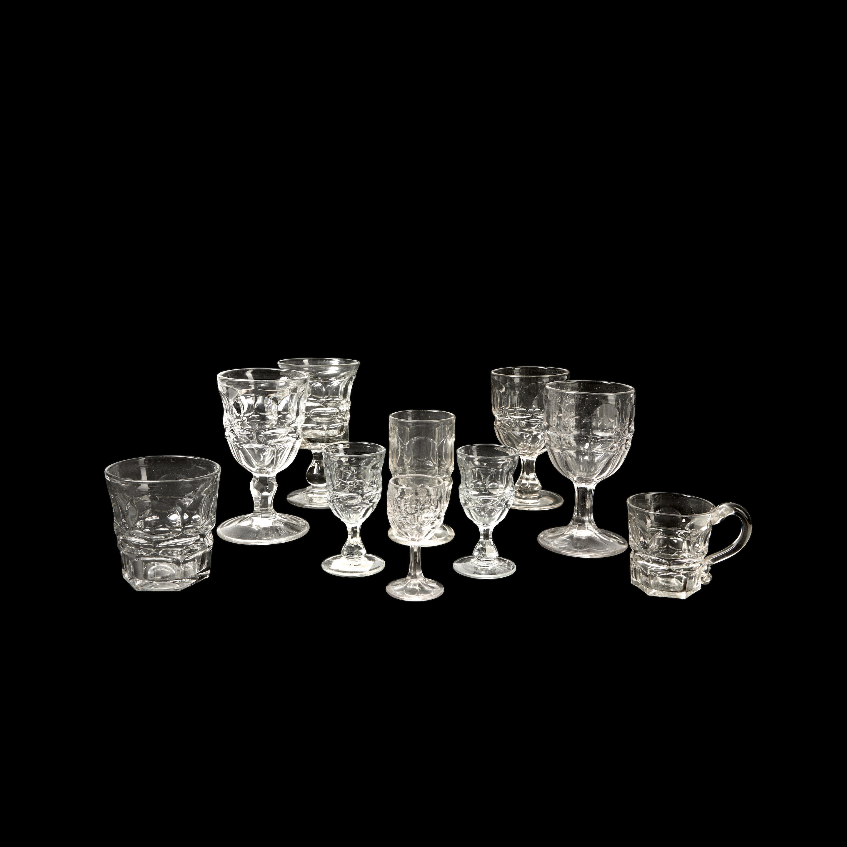 EIGHT PIECES OF EARLY AMERICAN