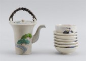 EIGHT PIECES OF JAPANESE CRANE
