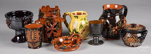 EIGHT PIECES OF LESTER BREININGER