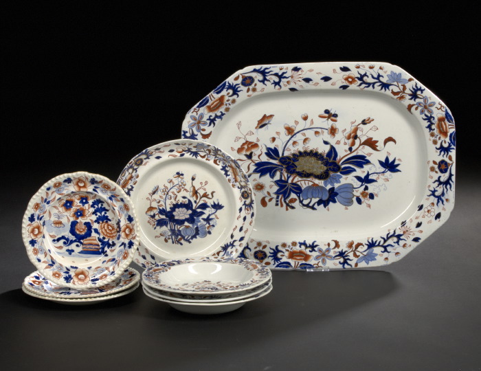 Eight Pieces of Spode and Other