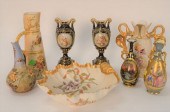 EIGHT PORCELAIN VASES, TO INCL