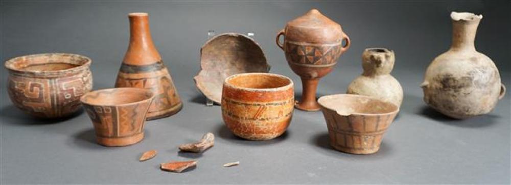 EIGHT PRE-COLUMBIAN AND