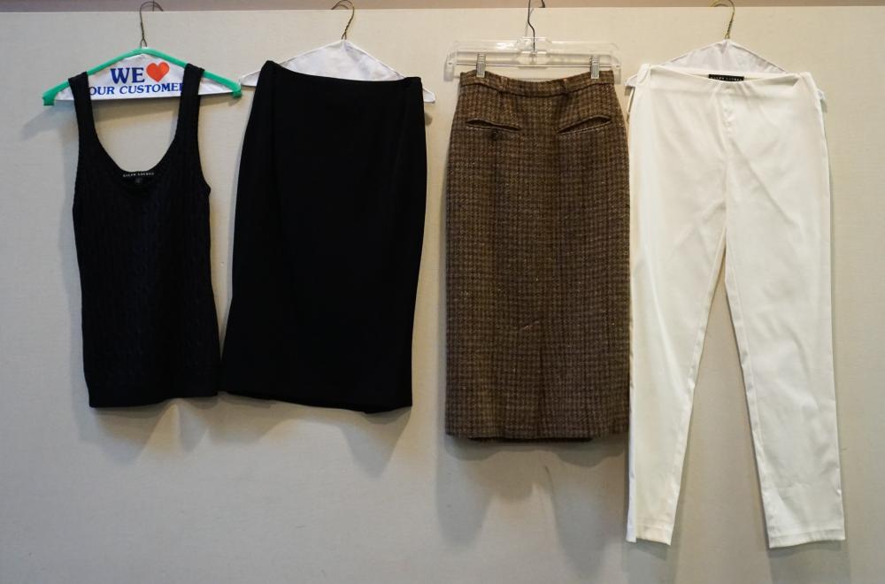 EIGHT RALPH LAUREN WOOL, SILK AND