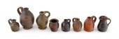 EIGHT REDWARE MINIATURES, MOST