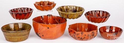 EIGHT REDWARE TURK&#039;S HEAD FOOD