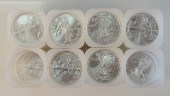 EIGHT ROLLS OF SILVER, TO INCL