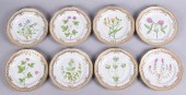 EIGHT ROYAL COPENHAGEN 'FLORA