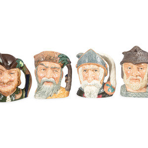 Eight Royal Doulton Character