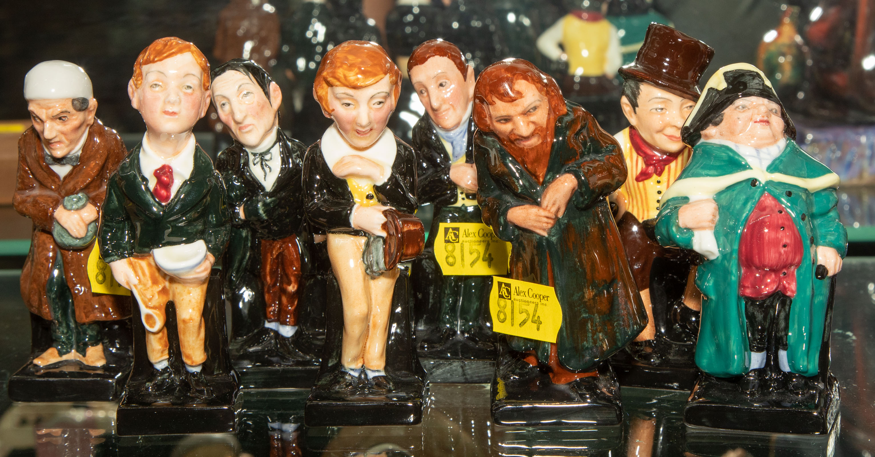 EIGHT ROYAL DOULTON CHARLES DICKENS